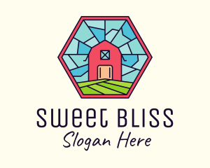 Stained Glass Barn logo design