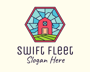 Stained Glass Barn logo design