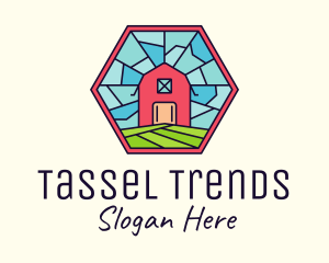 Stained Glass Barn logo design