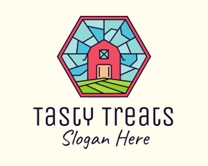 Stained Glass Barn logo design