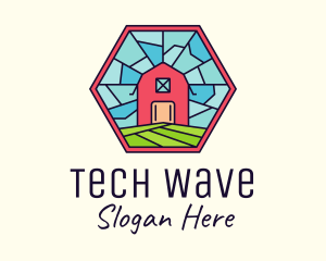 Stained Glass Barn logo design