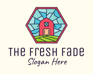 Stained Glass Barn logo design