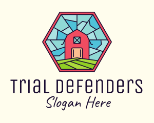 Stained Glass Barn logo design