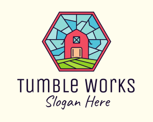 Stained Glass Barn logo design