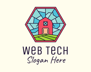 Stained Glass Barn logo design