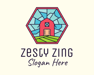 Stained Glass Barn logo design