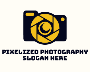 Moon Camera Stargazing logo design