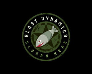 Military Missile Bomb logo