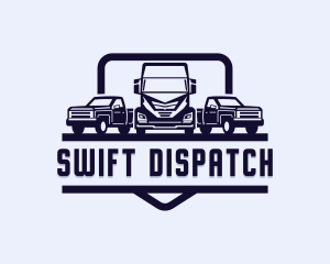 Trucking Pickup Truck logo design