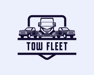 Trucking Pickup Truck logo design