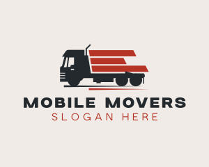 Logistics Trucking Transportation logo design