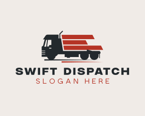 Logistics Trucking Transportation logo design