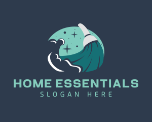 Cleaning Broom Housekeeping logo