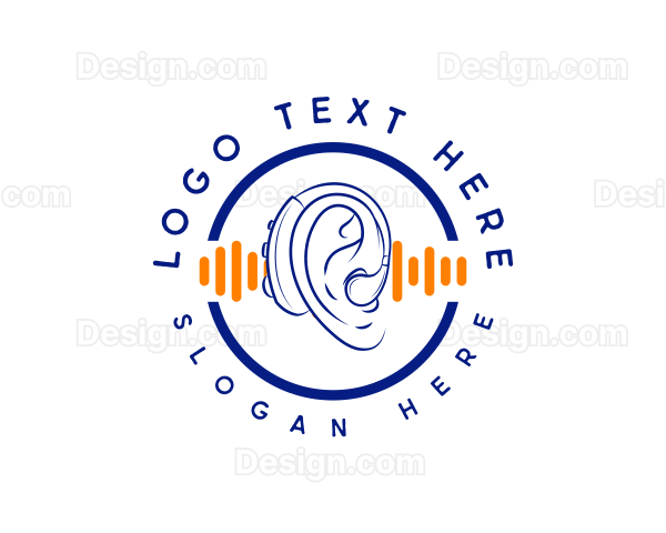 Audiology Hearing Aid Logo