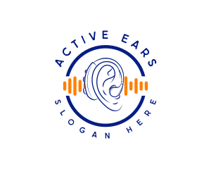 Audiology Hearing Aid logo design