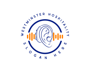 Audiology Hearing Aid logo design