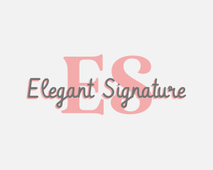 Feminine Cursive Business logo design