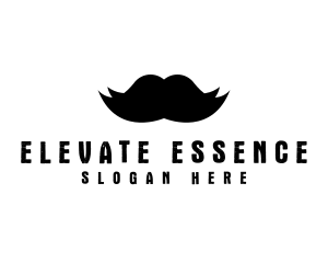 Mustache Hair Barber Logo