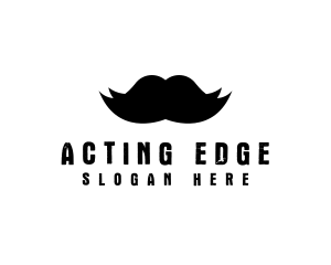 Mustache Hair Barber logo design