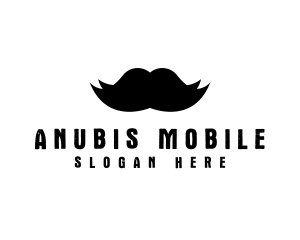 Mustache Hair Barber logo design