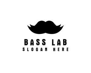 Mustache Hair Barber logo design