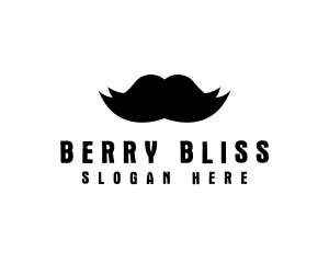 Mustache Hair Barber logo design