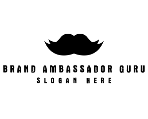 Mustache Hair Barber logo design