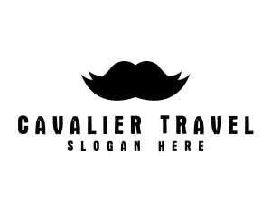 Mustache Hair Barber logo design