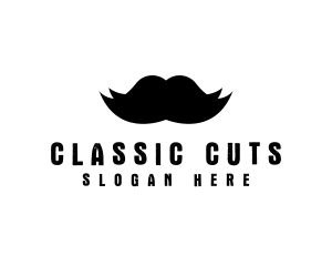 Mustache Hair Barber logo