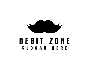 Mustache Hair Barber logo design