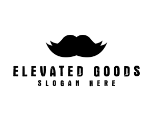 Mustache Hair Barber logo design