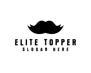 Mustache Hair Barber logo design