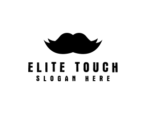 Mustache Hair Barber logo design