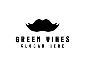 Mustache Hair Barber logo design