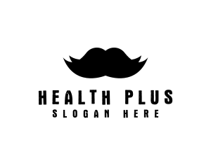 Mustache Hair Barber logo design