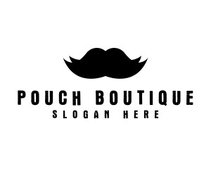 Mustache Hair Barber logo design