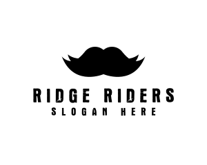 Mustache Hair Barber logo design