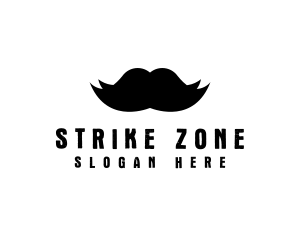 Mustache Hair Barber logo design