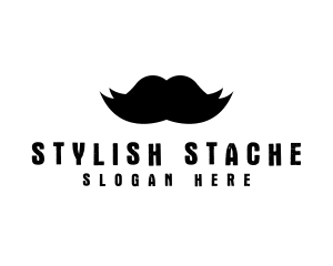 Mustache Hair Barber logo