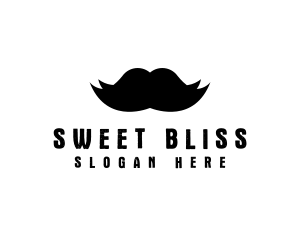 Mustache Hair Barber logo design