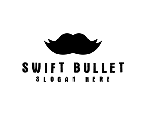 Mustache Hair Barber logo design