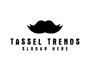 Mustache Hair Barber logo design