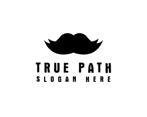 Mustache Hair Barber logo design