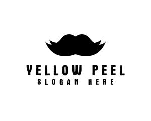 Mustache Hair Barber logo design