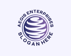 Generic Globe Enterprise logo design