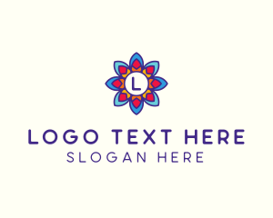 Colorful Flower Petals logo