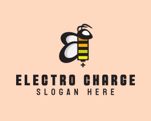 Bumble Bee Charging logo design