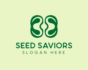 Abstract Plant Seeds logo design