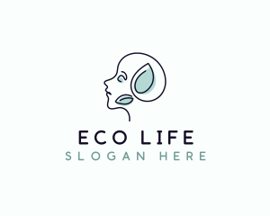 Leaf Eco Mental Health logo design