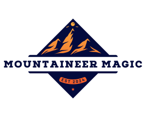 Mountain Hiking Adventure logo design